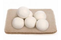 China 6.5cm 7cm Simple Natural Wool Dryer Balls For Laundry supplier