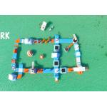 Funny Inflatable Floating Water Park With Slide Customized Size