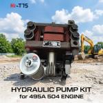 495 A 504 Precision CNC Machined Hydraulic Oil Pump Assembly for 495A 504 Diesel Tractor Manufactured Shanghai Jiangsu for sale