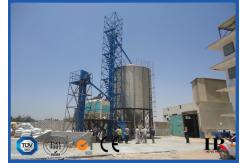 China Insulated Sealed Paddy Rice Storage Silos For Flour Mill / Farm 468CBM supplier