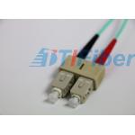 SC / UPC Fiber Optic Patch Cord Multimode / FTTH Network optical patch cord for sale