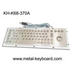 Mounted 67 Keys Industrial Computer Keyboard , Dust Proof Keyboard In Metal for sale