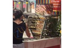 China Continuous BBQ Machine Speed Adjustable Electric Heating Liquefied Gas Heating Customized supplier