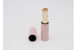 China OEM Cylinder Pink Long Thin Eco Friendly  Cute Lip Balm Containers supplier