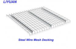 China Industrial Warehouse Steel Wire Pallet Rack With Wire Mesh Decking Robot Welding supplier