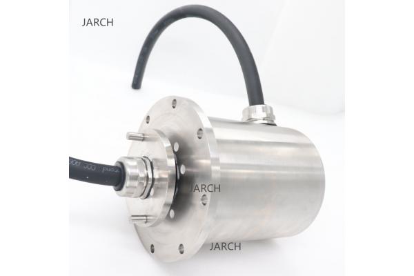 Flange Mounted IP68 S316L Hose Reel Slip Ring cable reel rotating joint contacts