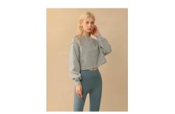 China Solid Pattern Black Oversized Sweatshirts Hemp Bamboo Custom Label supplier