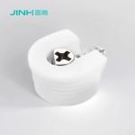 Durable White Metal ABS Shelf Support Pegs Premium Furniture Panel Connectors For Knock-Down Assembly (K/D) for sale