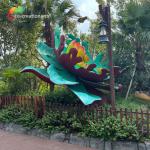 Customized Weather Proof Fiberglass Flower For Theme Park