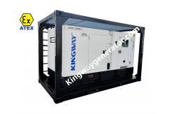 China Atex Zone 2 Explosion Proof Generator Set 20KVA with DNV Lifting Frame supplier