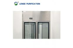 China SUS304 Stainless Steel Two Door Static Pass Box For Transfering Goods supplier