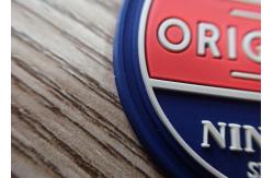 China Garment Labels Custom Clothing Patches 3D PVC Rubber Silicon Bag Washable supplier