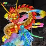 Traditional Dragon Chinese Animal Lantern For Festival Exhibition for sale