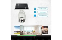 China 1080P 4MP 4G Solar Powered Security Camera IP PTZ With Battery supplier