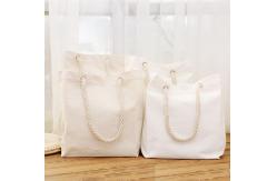 China Recyclable Natural Cotton Canvas Shopping Bag With Zipper Closure supplier