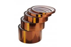 China Polyimide Material ESD Warning Tape , Anti Static Kapton Tape Width 3-500mm supplier