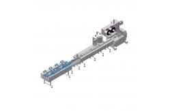 China Full automatic flow wrap food sorting and packing line supplier