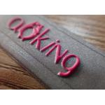 Sew On Custom Clothing Patches Embossed 3D PVC Logo Patches With Felt Fabric