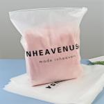 EVA Slider Zip Lock Plastic Bags , Matte Frosted Garment Packing Bags