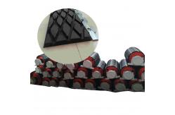 China Weld On Conveyor Pulley Lagging Replaceable Slide Diamond Rubber Lagging Sheet supplier