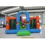 Cheap price inflatable crazy bird combo house commercial inflatable crazy bird jumping castle with slide on sale for sale
