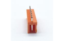 China HT396V 3.96mm Pitch Pluggable Screw Terminal Block Vertical Angle Male supplier