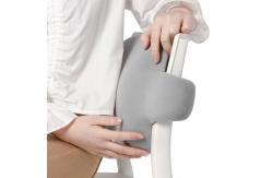 China Anti Skid Rectangle Memory Foam Lumbar Cushion For Back Pain Relief supplier