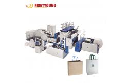 China 460rs Thickness Automatic Roll Sheet Feeding Paper Bag Making Machine 120bags/Min 42kw supplier