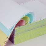 100% Wood Pulp Computer Printing Invoice 2 Ply Carbonless Paper In Sheet For Invoices for sale