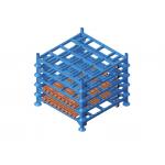 Metal Fabrication Steel Cage Pallet Powder Coated Storage And Logistic Use for sale