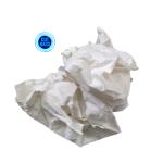 High Quality 20-60cm 5kg 10kg 20kg 25kg Bales Industrial Rags White Color Mixed T Shirt Rags Cleaning Wiper for sale
