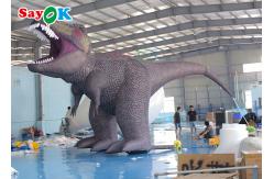 China Ferocious Dinosaur Inflatable Cartoon Characters 5m For Exhibition supplier
