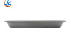 China RK Bakeware China-Pizza Hut Hard Anodized Aluminum Straight Sidewall Pizza Pans supplier