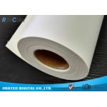 Waterproof White Inkjet Cotton Canvas Roll Matte 410gsm For Pigment / Dye Ink
