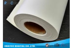 China Waterproof White Inkjet Cotton Canvas Roll Matte 410gsm For Pigment / Dye Ink supplier