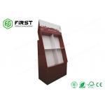 CMYK Printed Corrugated Pop Up Retail Displays Light Weight Cardboard Floor Display Stand for sale