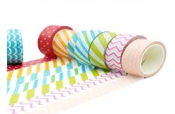 China Single Sided 15mm Adhesive Washi Tape Stickers supplier