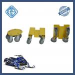 Steel Anti Rust Snowmobile Dolly Set Gravel V Slide PVC Rotary Casters for sale