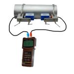 Handheld Ultrasonic Clamp On Flow Meter IP68 Portable Hydraulic Flow Meter for sale