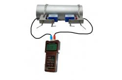 China Handheld Ultrasonic Clamp On Flow Meter IP68 Portable Hydraulic Flow Meter supplier