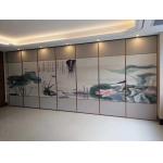 Interior Position Sliding Partition Walls For Banquet Hall Sound Insulation / Fireproof for sale