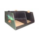 Stylish Rigid Cardboard Counter Display Stands , Black Cardboard Table Top Displays for sale