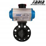 Soft Seal Pneumatic Butterfly Valve Clamp PVC Valve Lightweight and Cost-Effective for sale
