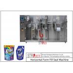Laundry Detergent Liquid Pouch Packing Machine With Servo Piston Filling Machine for sale