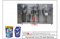 China Laundry Detergent Liquid Pouch Packing Machine With Servo Piston Filling Machine supplier