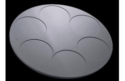 China 6 Inch Silicon Carbide SiC Coated Graphite Tray High Temperature Resistance Graphite Plates supplier