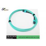 MTP-MTP Female MM 3mm 12 Cores OFNP Fiber Patch Cord for sale