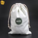 Eco Packaging Solutions Sustainable Bamboo Fabric Drawstring Dust Bag for sale