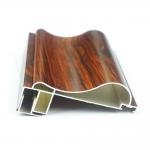 Aluminium Door Accessories 6063 Wood Finish Wardrobe Door/Kitchen Cabinet for sale
