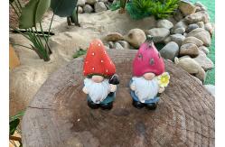 China Gnome Pottery Garden Ornaments Multiple Ceramic Garden Statues Lifelike supplier